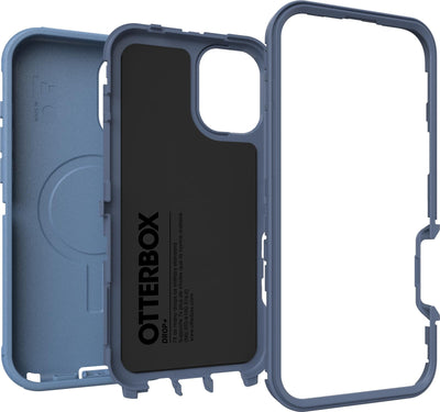 OtterBox Defender Series MagSafe Hülle für iPhone 16 Plus, stoßfest, sturzsicher, extrem robust, Schutzhülle, 7X getestet nach Militärstandard, Blau