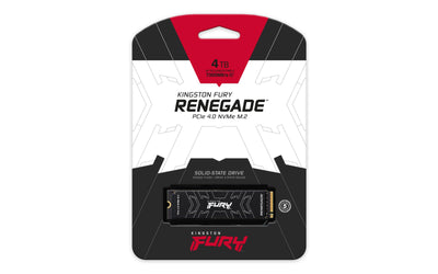 Kingston FURY Renegade PCIe 4.0 NVMe M.2 SSD Für Gamer, Enthusiasten und Hochleistungsnutzer, Festkörper-Laufwerk - SFYRD/4000G
