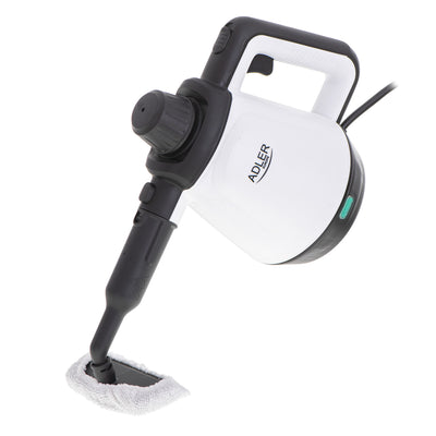 ADLER EUROPE Dampfreiniger für alles, Ideal zum Reinigen von Boden- und Wandfliesen, Windows, Textilmöbel, Kunststoffmöbel, Matratzen, Reduziert Hausstaubmilben, Steam Cleaner, Dampfreiniger Boden