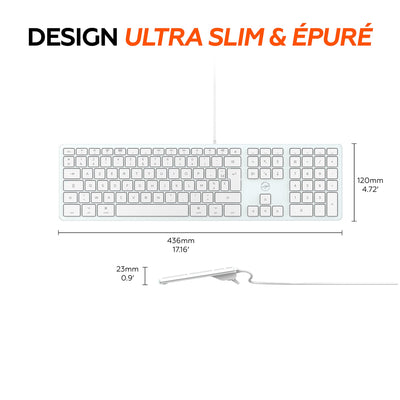 Mobility Lab clavier Design Touch Mac ML300368 - AZERTY