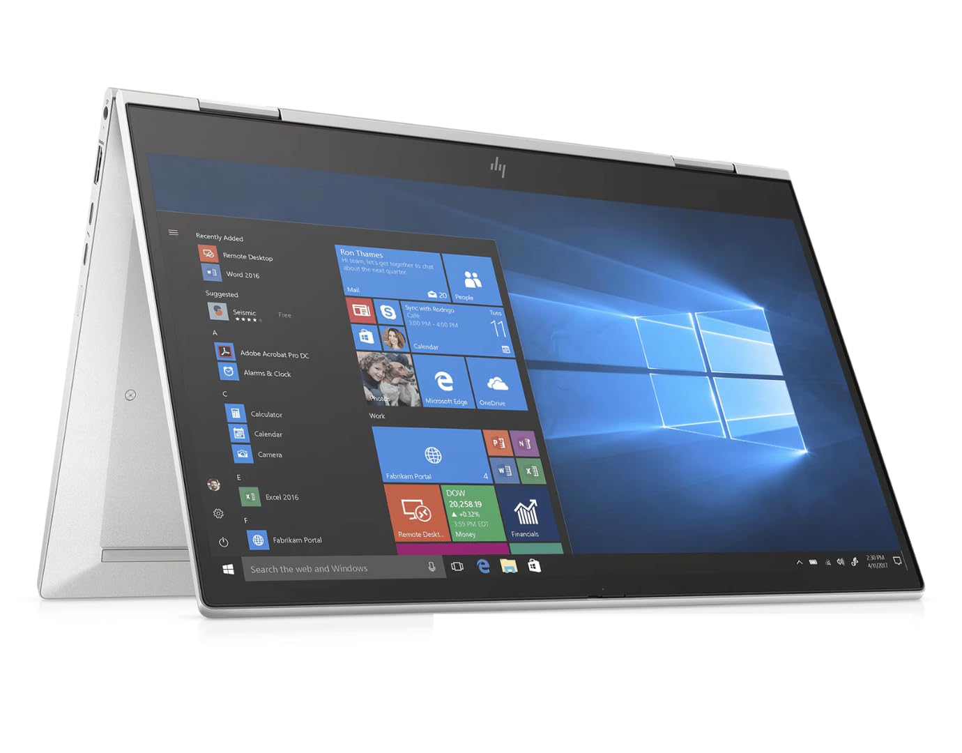 HP EliteBook x360 830 G7 13,3 Zoll Touch Display Intel Core i5 10310U 512GB SSD Festplatte 16GB Speicher Windows 11 Pro Webcam Notebook Laptop (Generalüberholt)