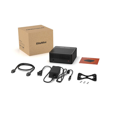 MINIS FORUM X400 Mini-PC AMD Ryzen 7 Pro 4750G 8C/16T Desktop-Computer, DDR4 16 GB RAM 512G SSD, HDMI 2.0/DP 4K@60Hz-Ausgang, 2X RJ45-Anschluss, 4X USB3.0-Anschluss, WIFI6 BT5.1