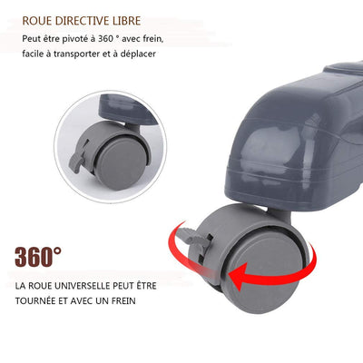 johgee Platzsparend und Praktisch Turmwäscheständer 172CM hoch Wäscheständer - innen mit faltbaren Flügeln， mit 4 Rollen - Davon 2 mit Feststellbremse