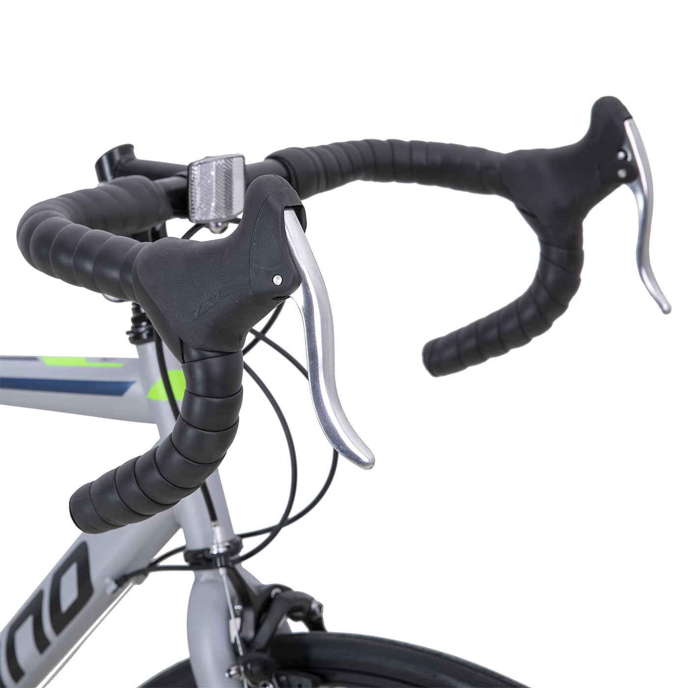 Hiland 28 Zoll Rennrad, 700C Pendlerrad, 14 Gänge Rennrad für Männer Frauen, Fahrrad für Erwachsene, Silber