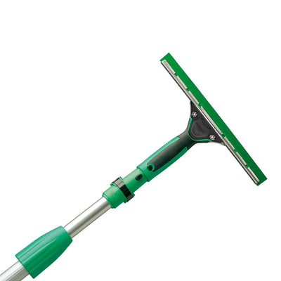 Unger ErgoTec Fensterwischer (Breite 35 cm, mit S-Schiene und grünem Wischergummi, streifenfreie Fenstereinigung) ES35G