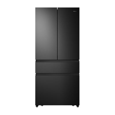 Hisense RF540N4SBF2 French Door Kühl-Gefrierkombination/ NoFrostPlus/ Inverter-Kompressor/ Multiflow 360°/ SuperCool/ 181,7 cm/ Kühlteil 302 l/ Gefrierteil 178 l/ 40 dB/ 310 kWh/ Jahr/ Schwarz