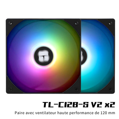Thermalright Phantom Spirit 120SE ARGB CPU-Luftkühler, 7 Heatpipes CPU-Kühler, Dual 120mm TL-C12B-S V2 PWM-Lüfter, AGHP 4.0 Technilogy, für AMD AM4/AM5/Intel 1851/1700/1150/1151/1200, PC-Kühler
