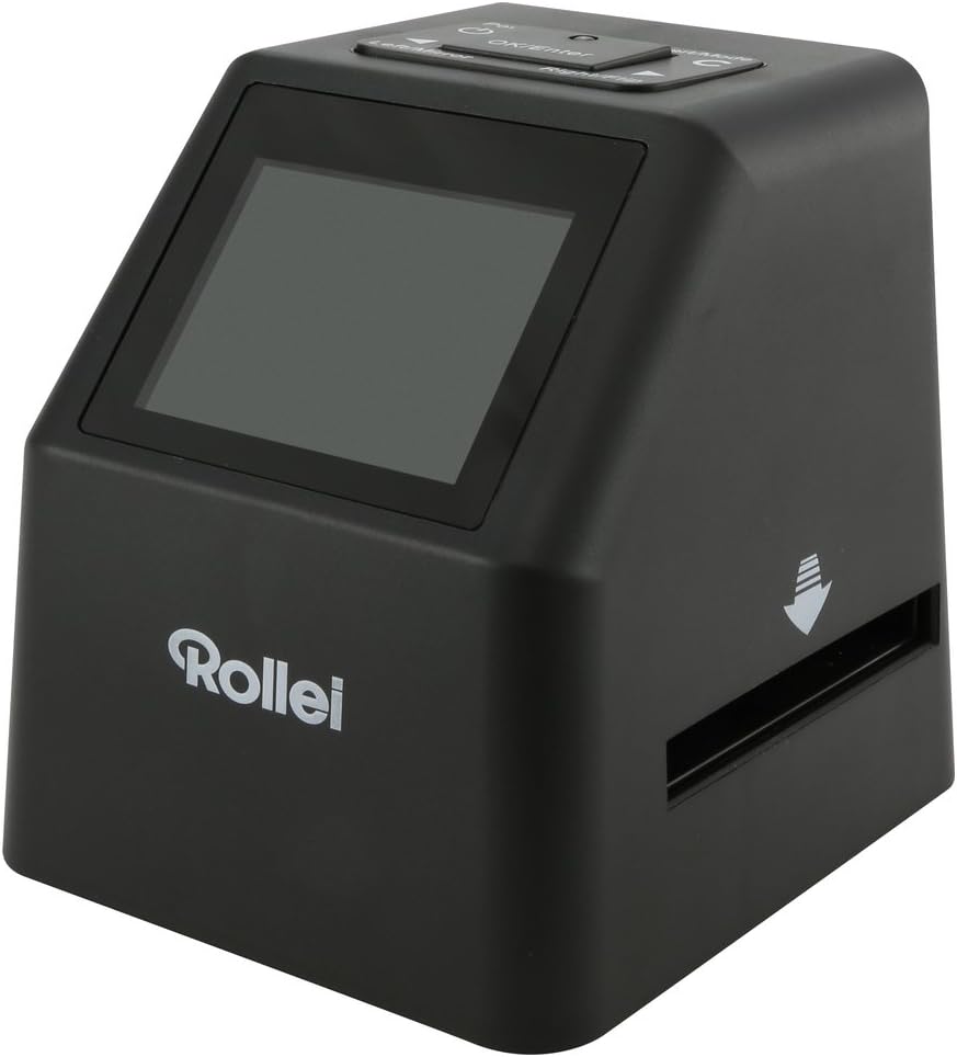 Rollei DF-S 310 SE Dia Film Scanner (Special Edition mit extra Zubehör, SD-/SDHC-Karten Steckplatz und USB 2.0 Schnittstelle) schwarz