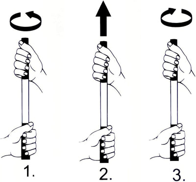 Neustanlo | Eckbesen mit Teleskopstiel | 400 cm | ausziehbar mit Stiel | farblich Sortiert | ideal für Fassadenreinigung