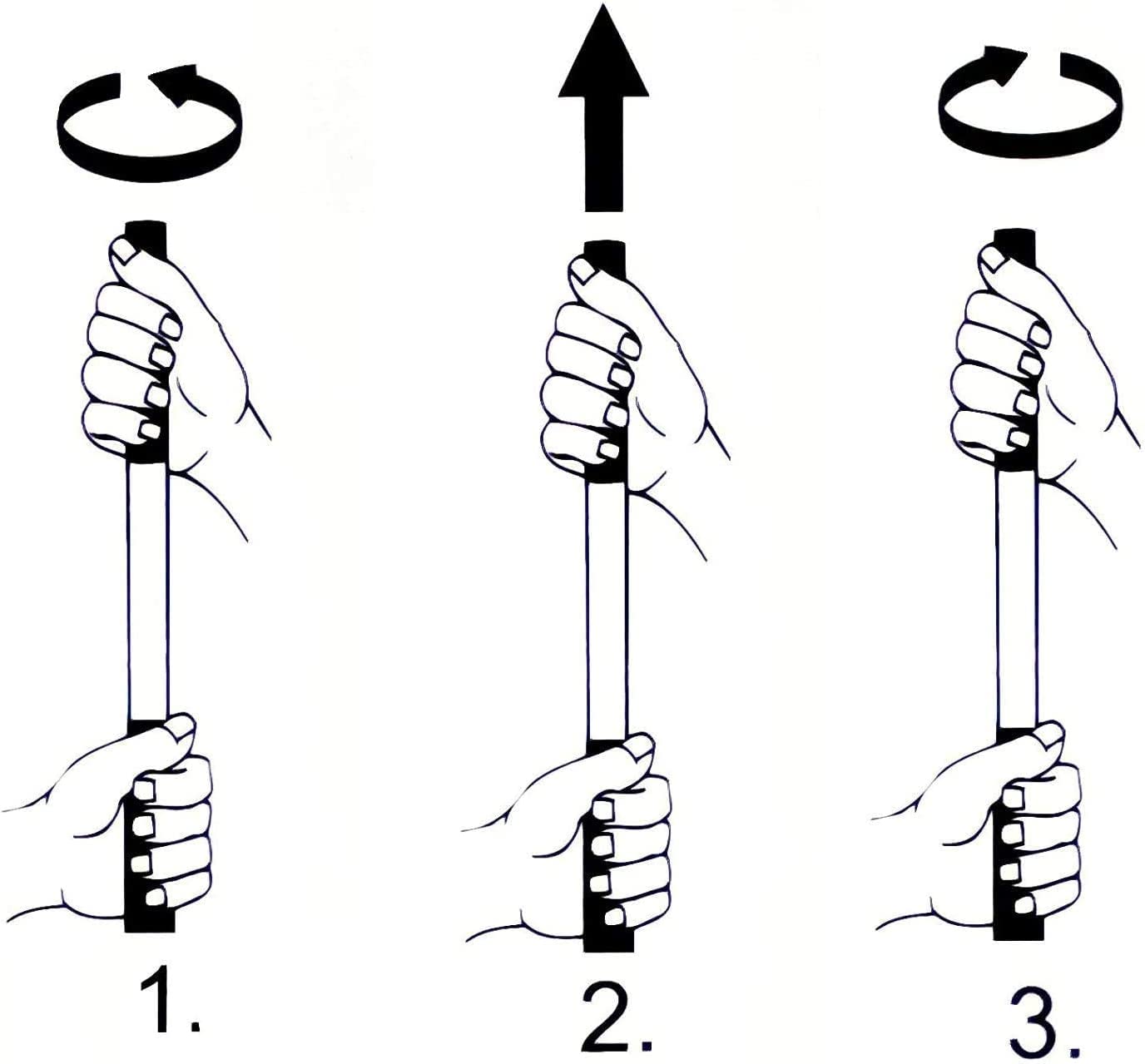 Neustanlo | Eckbesen mit Teleskopstiel | 400 cm | ausziehbar mit Stiel | farblich Sortiert | ideal für Fassadenreinigung