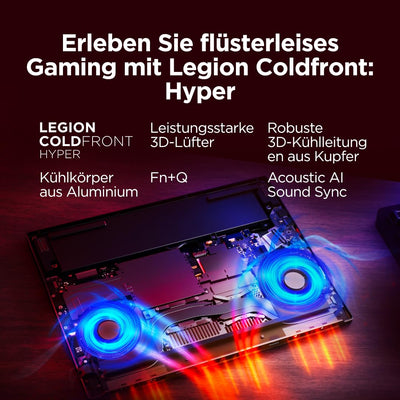 Lenovo Legion 5 Gaming AI Laptop | 15.1" WQXGA 165 Hz OLED Display | NVIDIA GeForce RTX 5060 | AMD Ryzen AI 7 350 | 16GB RAM | 1TB SSD | Win11 | QWERTZ | Eclipse Black | 3 Monate GamePass