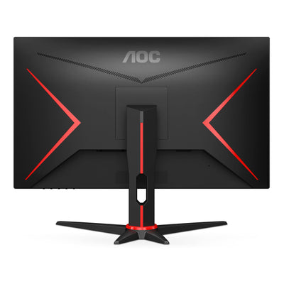 AOC Gaming 27G2SPAE - 27 Zoll FHD Monitor, 165 Hz, 1 ms MPRT, FreeSync, G-Sync Compatible, Lautsprecher (1920x1080, VGA, HDMI, DisplayPort) schwarz/rot