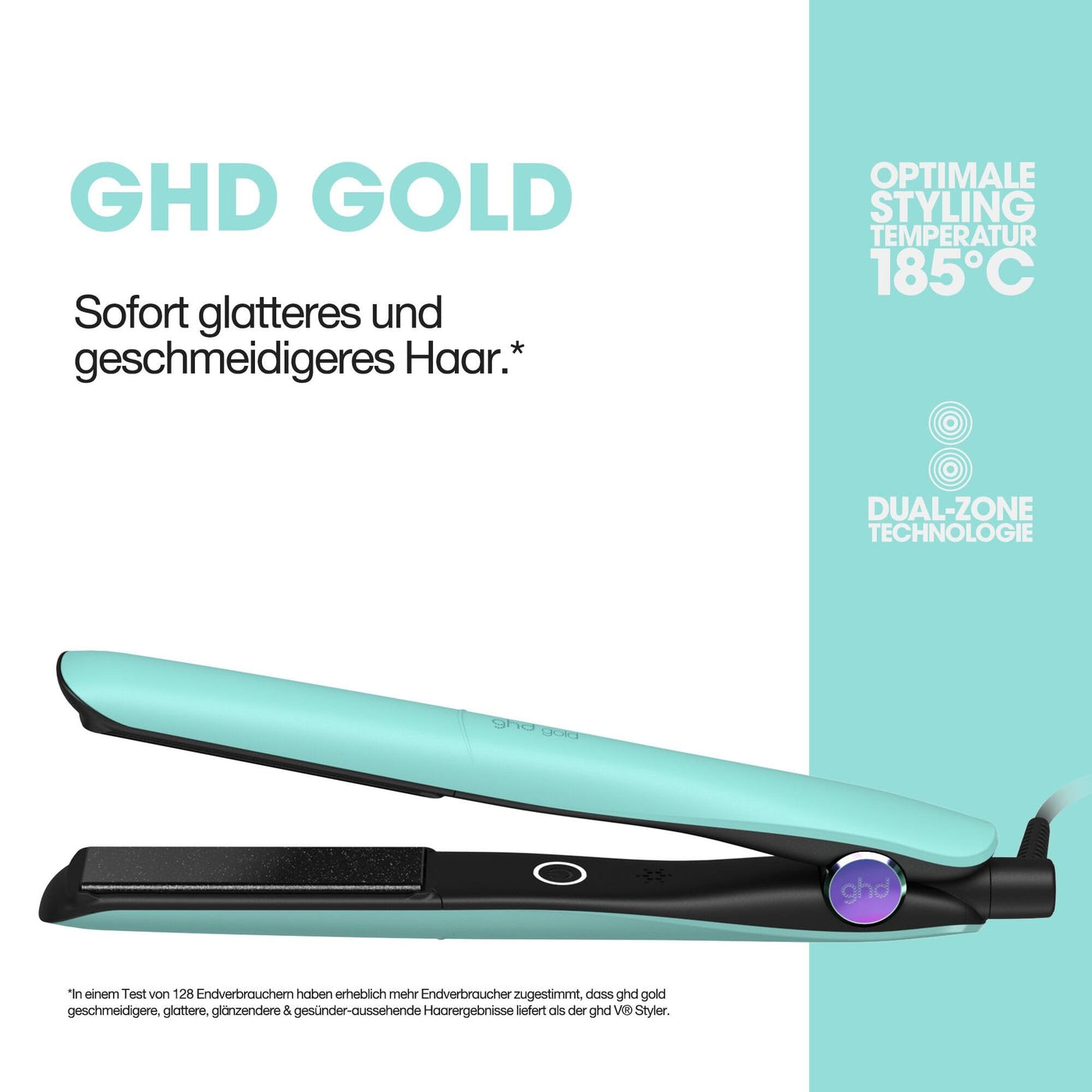 ghd Gold Haarglätter & Styler - Limited Edition Futurescape Collection in Mystic Aqua