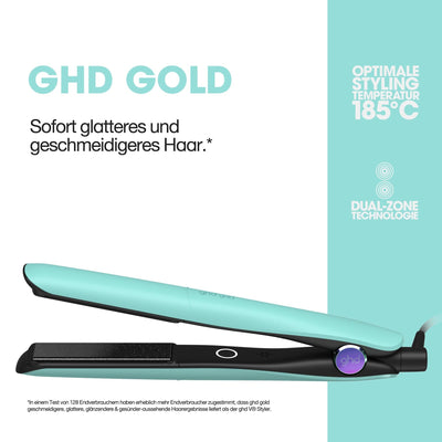 ghd Gold Haarglätter & Styler - Limited Edition Futurescape Collection in Mystic Aqua