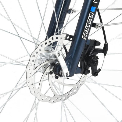 smartEC TrekX-MH E-Bike Trekking Herren 250W Mittelmotor Li-Ion-Akku 36V/13Ah Elektrofahrrad 28 Zoll Reichweite 90km bis 25 km/h Trekking City