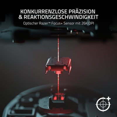 Razer Basilisk V3 - Kabelgebundene, anpassbare Gaming Maus mit Chroma RGB für PC/Mac (10+1 programmierbare Tasten, neigbares HyperScroll Mausrad, ergonomisches Design) Schwarz