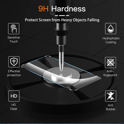 Wayneer Schutzfolie für Samsung Galaxy A35 5G für Panzerglas mit Rahmen Positionierhilfe, 3 Stück Panzer Schutz Glas & 3 Stück Kameraschutz, Anti-Kratzen Folie 9H Härte HD Panzerfolie