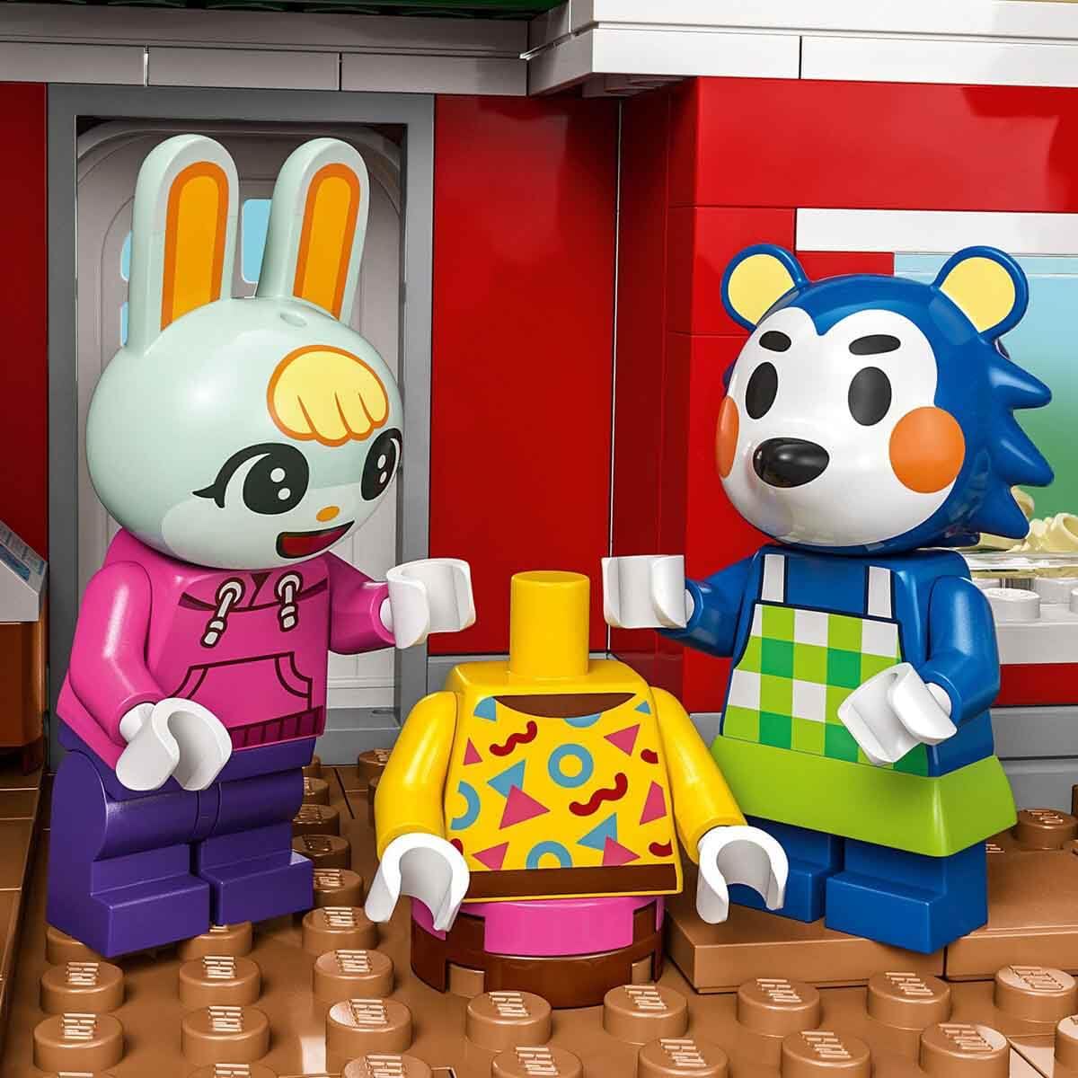 LEGO Animal Crossing Die Schneiderei der Schneiderschwestern, Bauset für kreative Rollenspiele, Geschenk für Mädchen, Jungen und Fans des Videospiels ab 6 Jahren, Abenteuer Spielset 77055