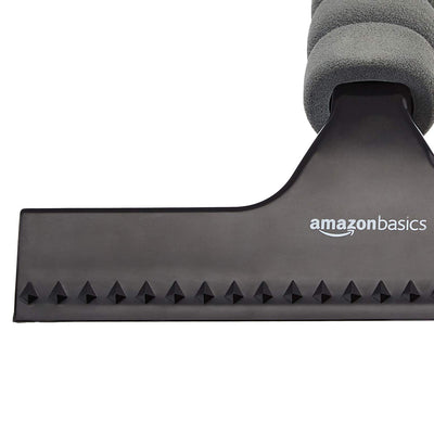 Amazon Basics Fensterabzieher mit Griff für Glas, Spiegel und Autoscheiben, Schwarz
