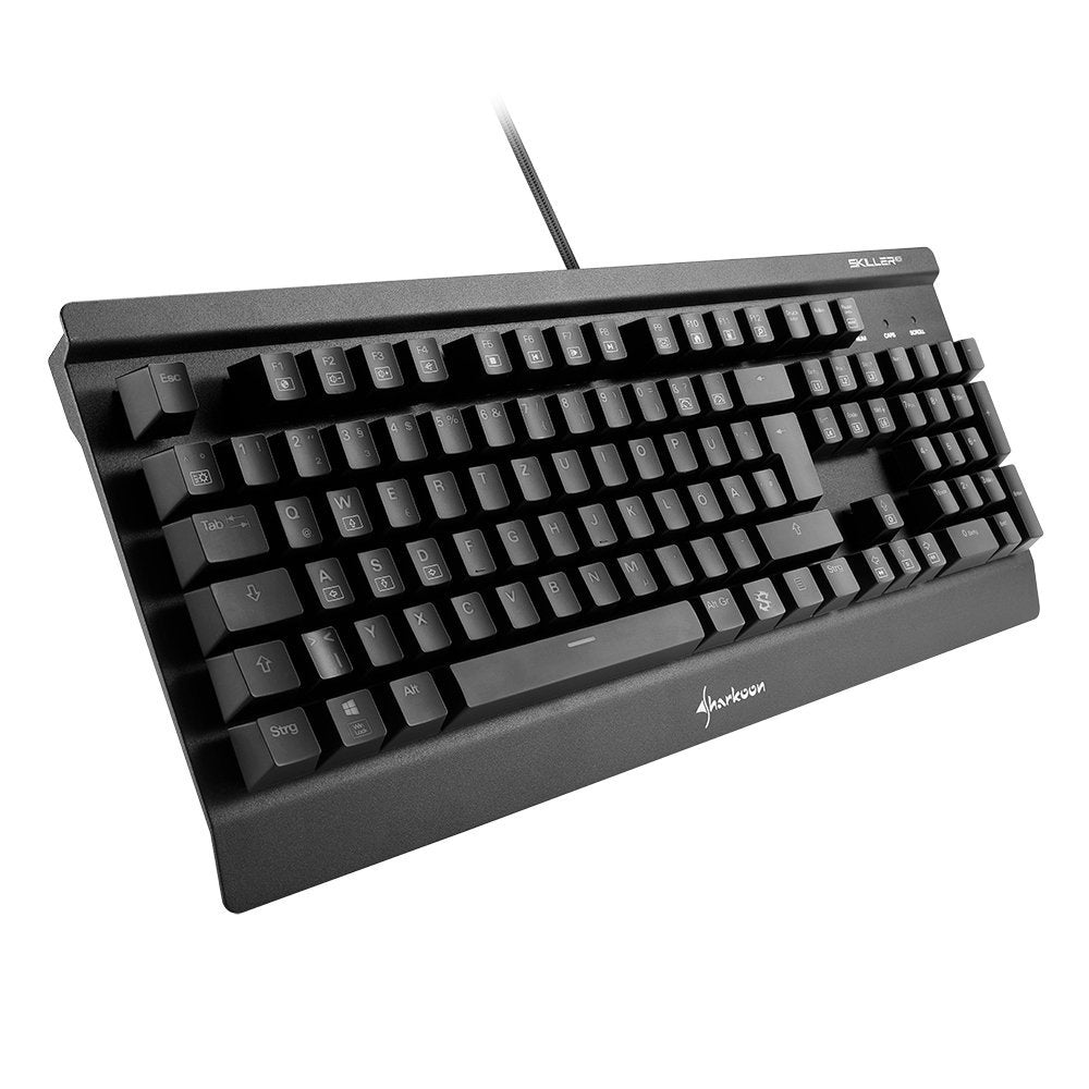 Sharkoon, Verkabelt, Skiller Mech SGK3 Mechanische Gaming Tastatur (mit RGB-Beleuchtung, rote Schalter, N-Key-Rollover, 1000 Hz Polling Rate) schwarz