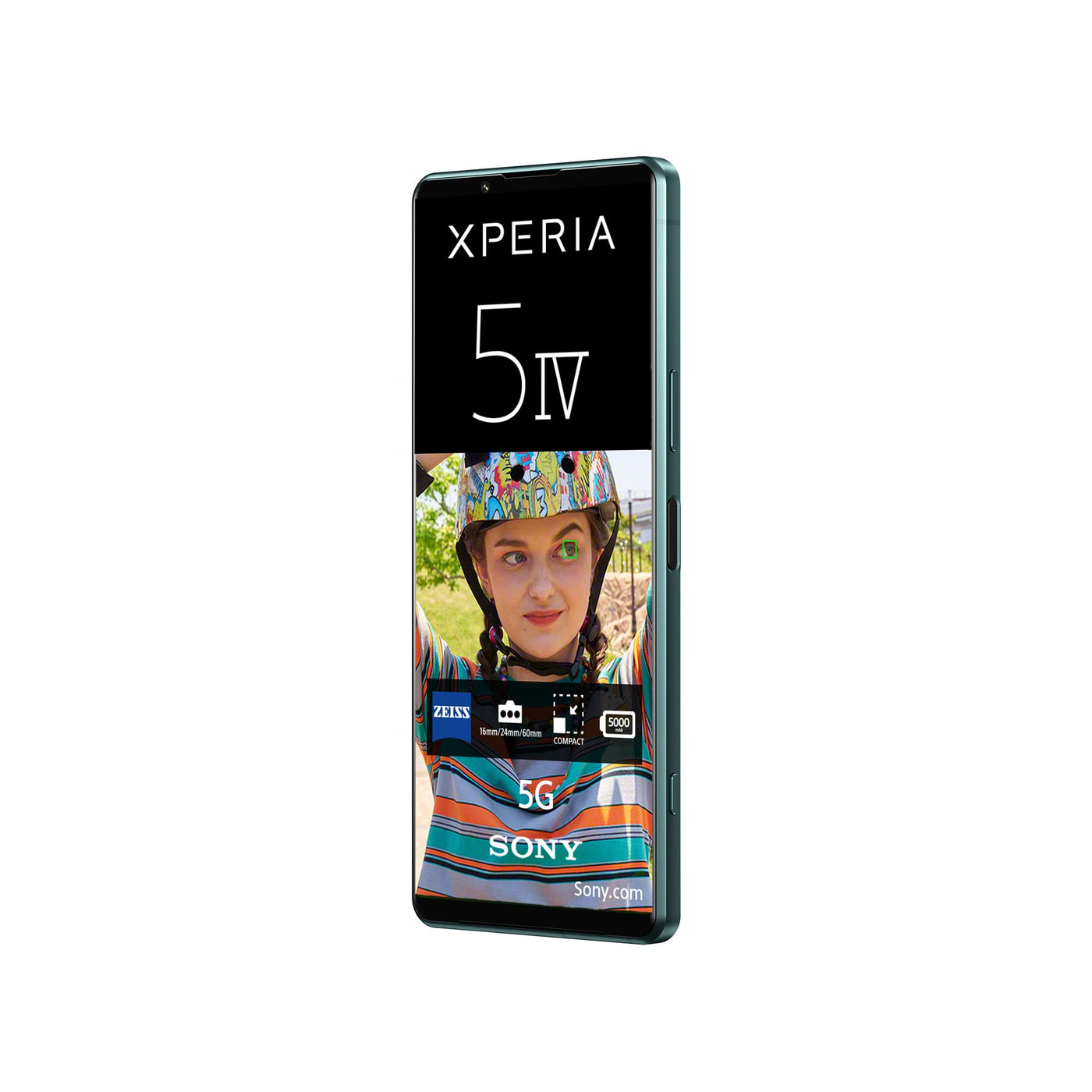 Sony Xperia 5 IV - Smartphone Android, Téléphone Portable Ecran 6.1 Pouces 21:9 Wide HDR OLED - Taux de rafraichissement de 120Hz - Triple Objectif (avec Un revêtement ZEISS T*) - 8Go RAM (Vert)