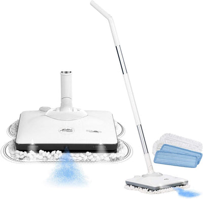 Sichler Haushaltsgeräte Akku Bodenwischer: Akku-Fußboden-Poliermaschine mit Sprüh-Funktion & LED-Licht, 900 Hz (Akku Wischmopp, Bohnermaschine, Haushaltshelfer)