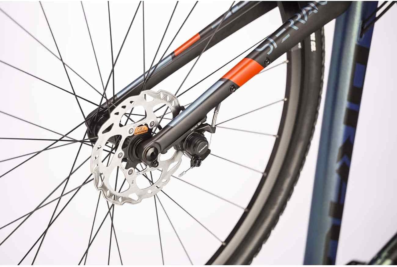 Airtracks 28 Zoll Herren Gravel Bike STERRATO 5.0 Fahrrad mit 2 x 9 Gang Shimano SORA RD-R3000-18 Gang- UD Carbon Gabel - UD Carbon Gabel - 55cm (Körpergröße 175-188cm)