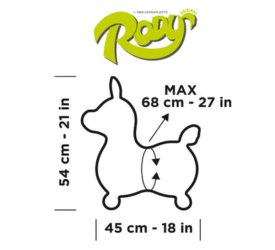 GYMNIC 7012 Jakobs 4019962 - Rody Hüpfpferd, gelb