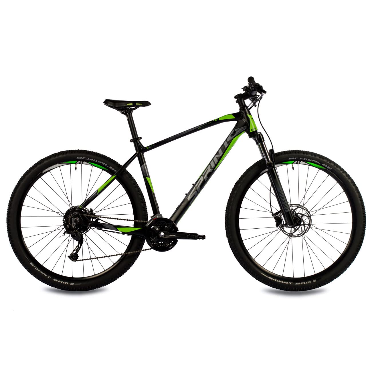 Airtracks Herren 27,5 Zoll Mountainbike Apolon MTB Hardteil Fahrrad 27 Gang Shimano ALIVIO RD-M3100, SGS - Rahmenhöhen 44cm und 48cm - Modelljahr 2023 (48cm (Körpergröße 175-185cm))