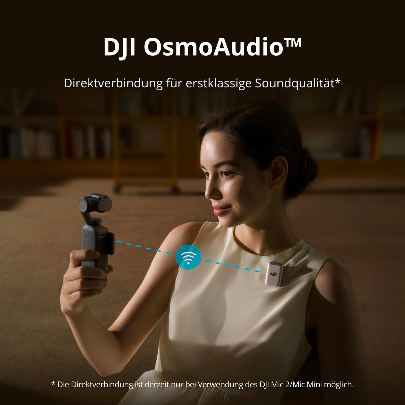 DJI Osmo Pocket 3 Kreativ Combo, vlog kamera 4K mit 1-Zoll-CMOS und 4K/120 fps Video, 3-Achsen-Stabilisierung, digital kamera, schnelles Scharfstellen, inkl. Mikrofon für klaren Ton, YouTube