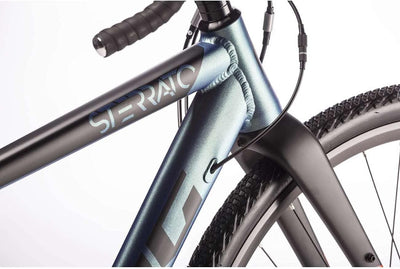 Airtracks 28 Zoll Herren Gravel Bike STERRATO 5.0 Fahrrad mit 2 x 9 Gang Shimano SORA RD-R3000-18 Gang- UD Carbon Gabel - UD Carbon Gabel - 55cm (Körpergröße 175-188cm)