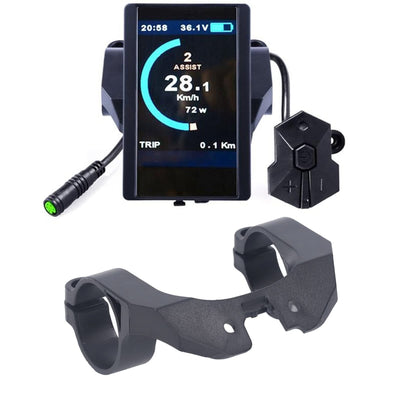Tnfeeon Elektrofahrrad-LCD-Display, Reitausrüstung, Elektrofahrrad-Umrüstteile, Halterung für-Mittelmotor 850C C965, Instrumentenzubehör