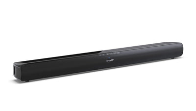 SHARP HTSB100 2.0 Soundbar 75W (USB, Bluetooth, HDMI, Optisch, AUX-In (3,5mm), Breite: 80cm), schwarz