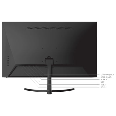 SMART TECH Smart Monitor 24 Zoll (60cm), FHD Monitor Android (Bluetooth, Monitor mit Lautsprechern, rahmenloses, Netflix, YouTube, Prime Video, Google Play, DAZN, Disney+) Klein mit WLAN
