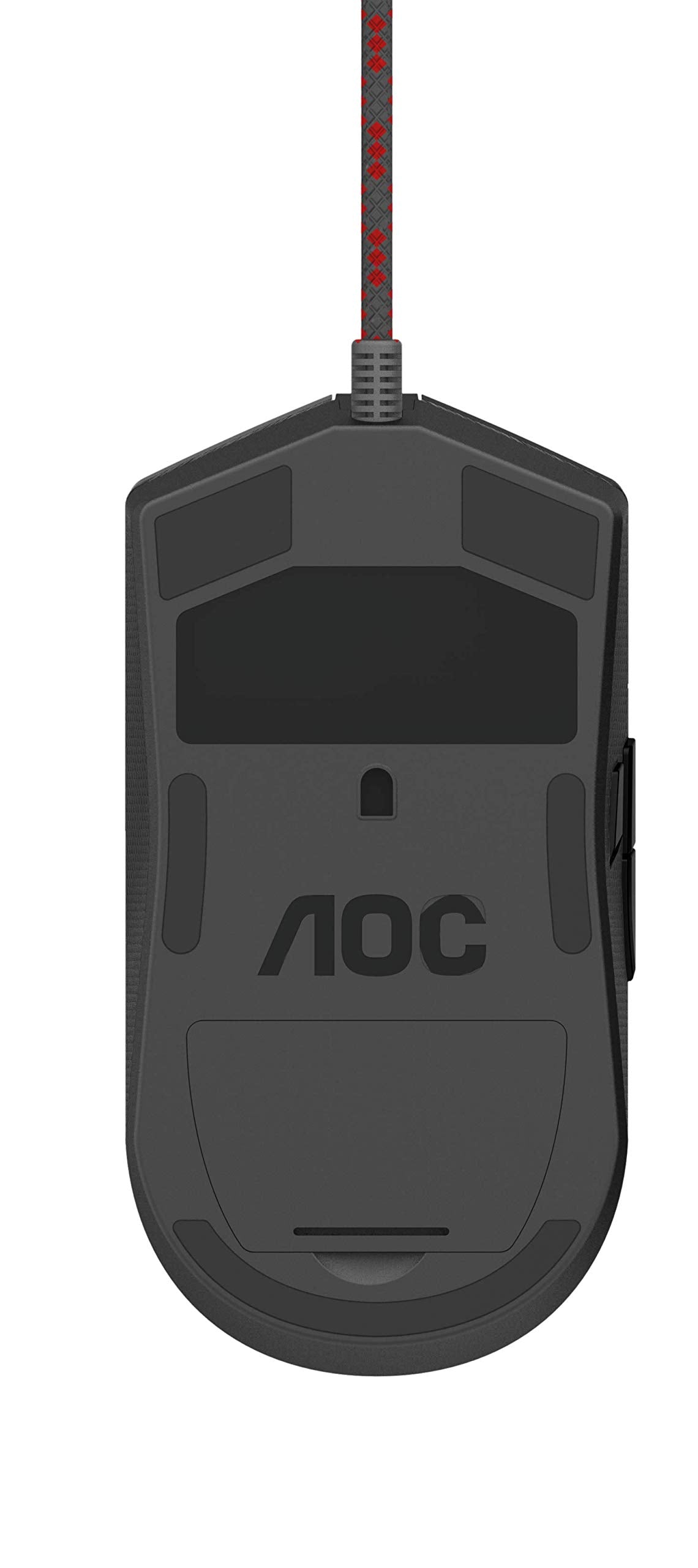 Agon by AOC AGM700 Gaming Maus - 16.000 DPI - Omron Switches - RGB-Effekte - Einstellbare DPI - Verstellbares Gewicht
