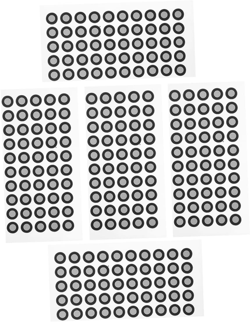 HOMSFOU 25 Blätter Reflektierende Folie für den Scanner reflektorfolie Reflective Sticker Aufkleber Markierungspunkte des Scanners Referenzpunkte für 3D-Scanner - Zubehör das Haustier