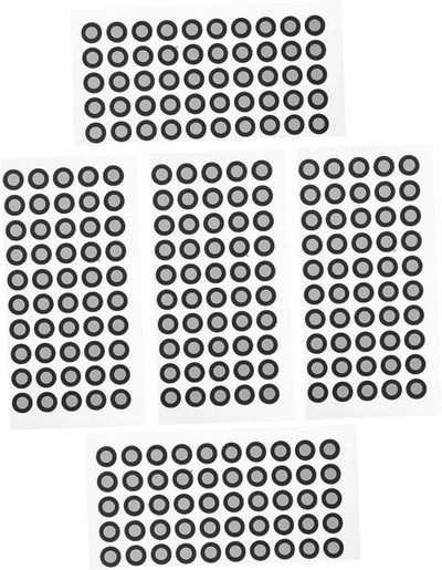 HOMSFOU 25 Blätter Reflektierende Folie für den Scanner reflektorfolie Reflective Sticker Aufkleber Markierungspunkte des Scanners Referenzpunkte für 3D-Scanner - Zubehör das Haustier