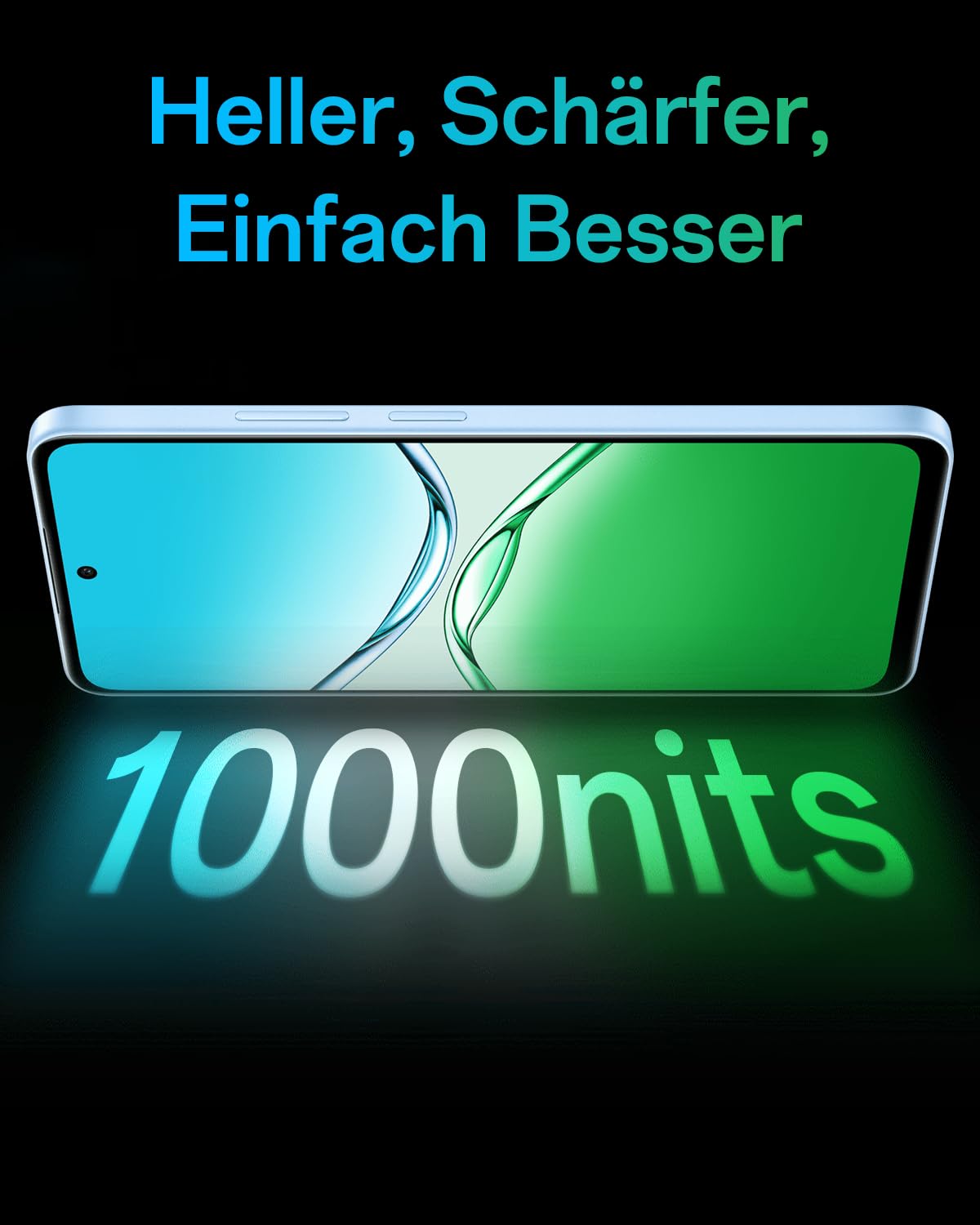 OPPO A5 Pro 4G 8GB+256GB, Simlockfreies Smartphone mit KI, 6,67" 90Hz-Display, 50MP-AF-Kamera, 5800mAh-Akku, IP69-Schutz gegen Wasser und Staub, Feather Blue (inklusive 45-W-SUPERVOOC-Ladegerät)