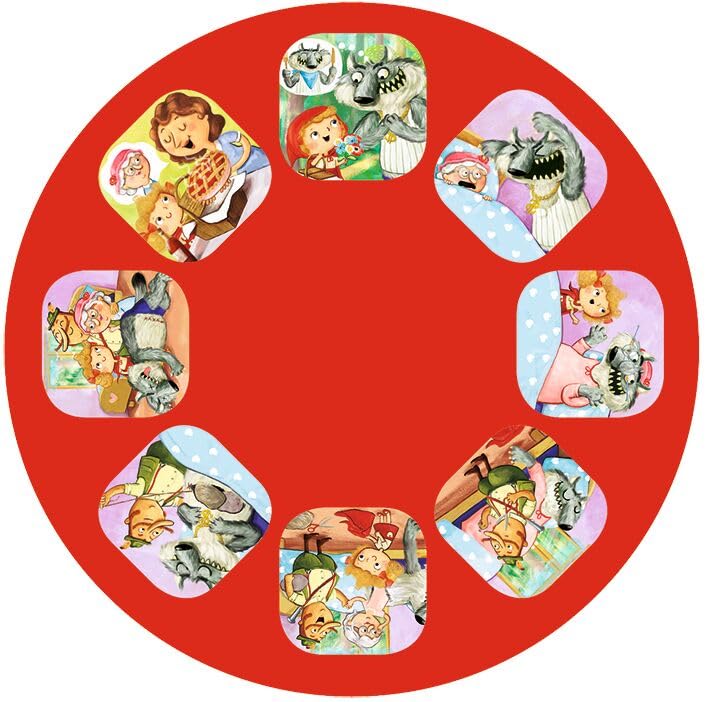 moses. Kleine Märchen-Diashow, Projektor-Taschenlampe für Kinder, mit 3 Bildscheiben mit jeweils 8 Bildern zum Miterzählen