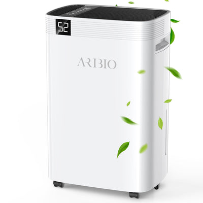 Luftentfeuchter Elektrisch,20L/Tag Hochleistungs Entfeuchter,Raumentfeuchter mit LED Anzeige,Wäschetrocknung, Ablaufschlauch,Timer und Abtauen, Raumgröße ca 200m³/60m², für Wohnungen,Badezimmer,Keller