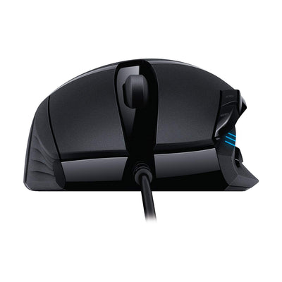 Logitech G402 Hyperion Fury Gaming-Maus mit 4K DPI optischem Sensor, 8 programmierbare Tasten, Taste zur DPI-Umschaltung, 32-Bit-ARM-Prozessor, Leichtgewicht, PC/Mac - Schwarz