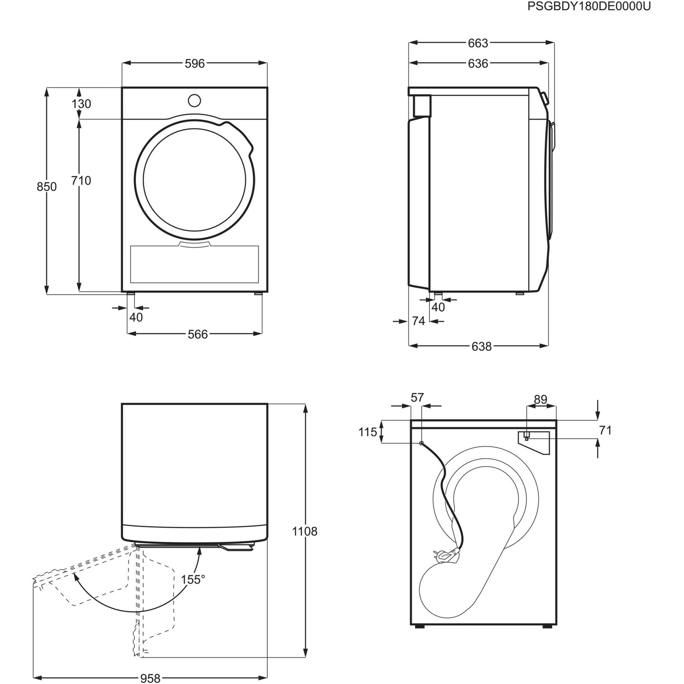 AEG Wärmepumpentrockner 9 kg| Serie 7000 SensiDry schonendes & energiesparendes Trockenverfahren| A+++| Mengenautomatik| Schontrommel| Knitterschutz | TR7T60690