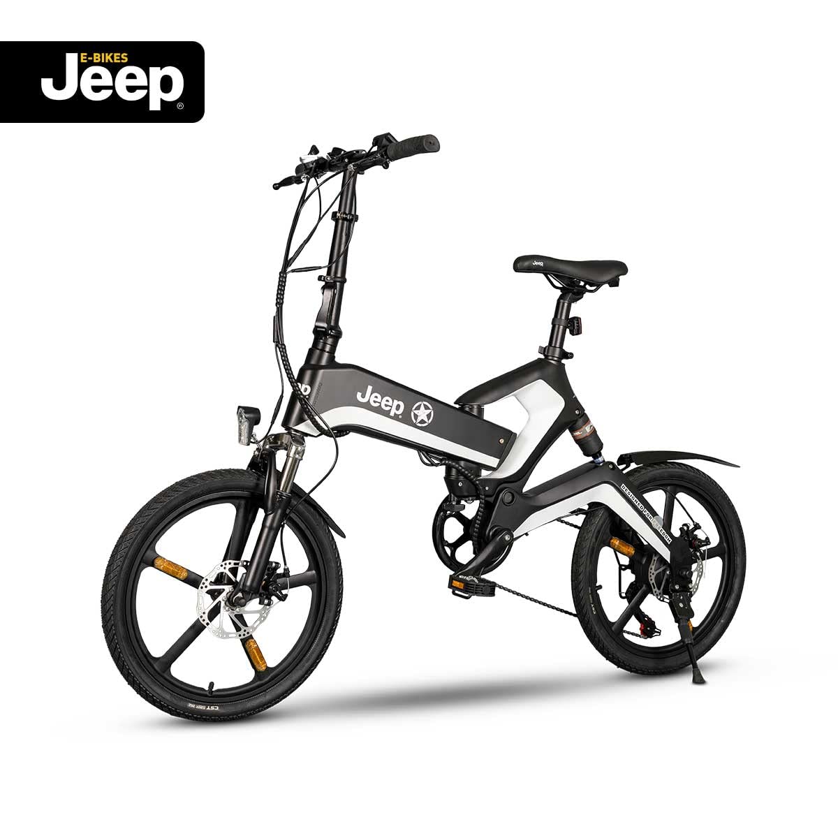 Jeep Fold E-Bike FFR 7050, 20' Laufräder, Shimano 7-Gang Kettenschaltung, Black