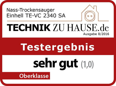 Einhell Nass-Trockensauger TE-VC 2340 SA (1200 W, 40 l rostfreier Edelstahlbehälter, Blasanschluss, Zubehör-/Kabelhalterung, inkl. 3 m Plastikschlauch, Kombidüse, div. Filter)