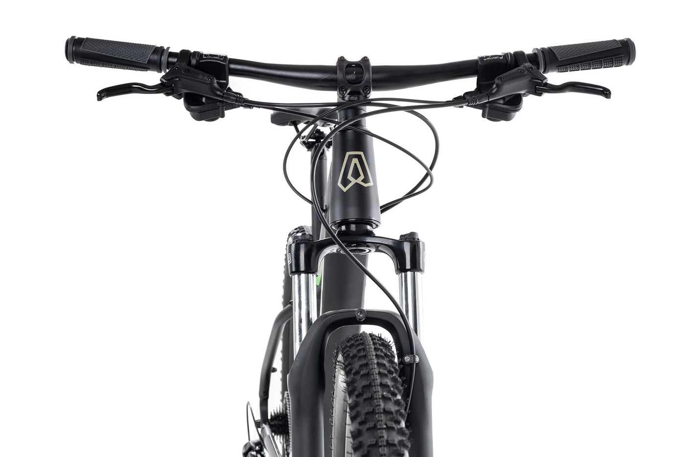 Axess Brash Mountainbike | MTB-Hardtail | 16-Gang Schaltung | Hydraulische Scheibenbremsen, Farbe:matt Black, Rahmengröße:14 Zoll, Laufradgröße:27.5 Zoll