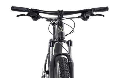 Axess Brash Mountainbike | MTB-Hardtail | 16-Gang Schaltung | Hydraulische Scheibenbremsen, Farbe:matt Black, Rahmengröße:14 Zoll, Laufradgröße:27.5 Zoll