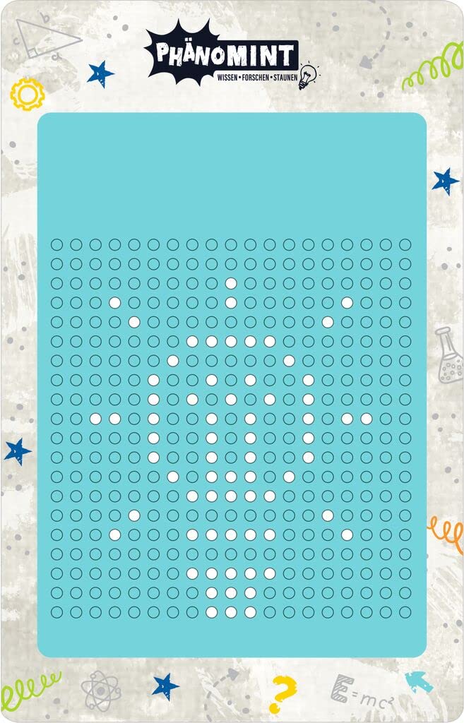 moses. 30340 PhänoMINT Magnet-Zaubertafel – Zum Kreieren von magischen Bildern, Magnetische Zeichentafel mit Vorlagen, Kreativ-Set für Kinder, Tafel & Stift, Türkis