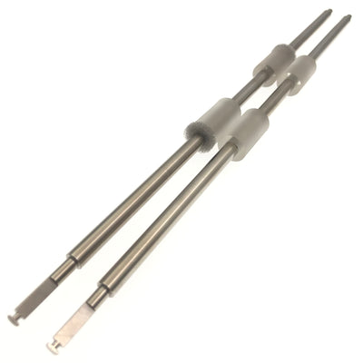 OKLILI 10SET PA03586-K983 PA03586-K984 Scanner Papierzuführungsrolle & Ausgangsrolle mit Schaft, kompatibel mit Fujitsu S1500 S1500M fi-6110 N1800 (10 Set)