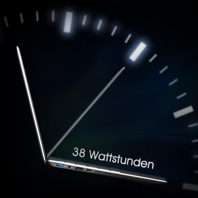 LincPlus P4 14 Zoll Laptop Netbook Intel Core i3 Prozessor 8GB RAM 128GB SSD Full HD Notebook mit QWERTZ Deutscher Tastatur, Windows 10 Home