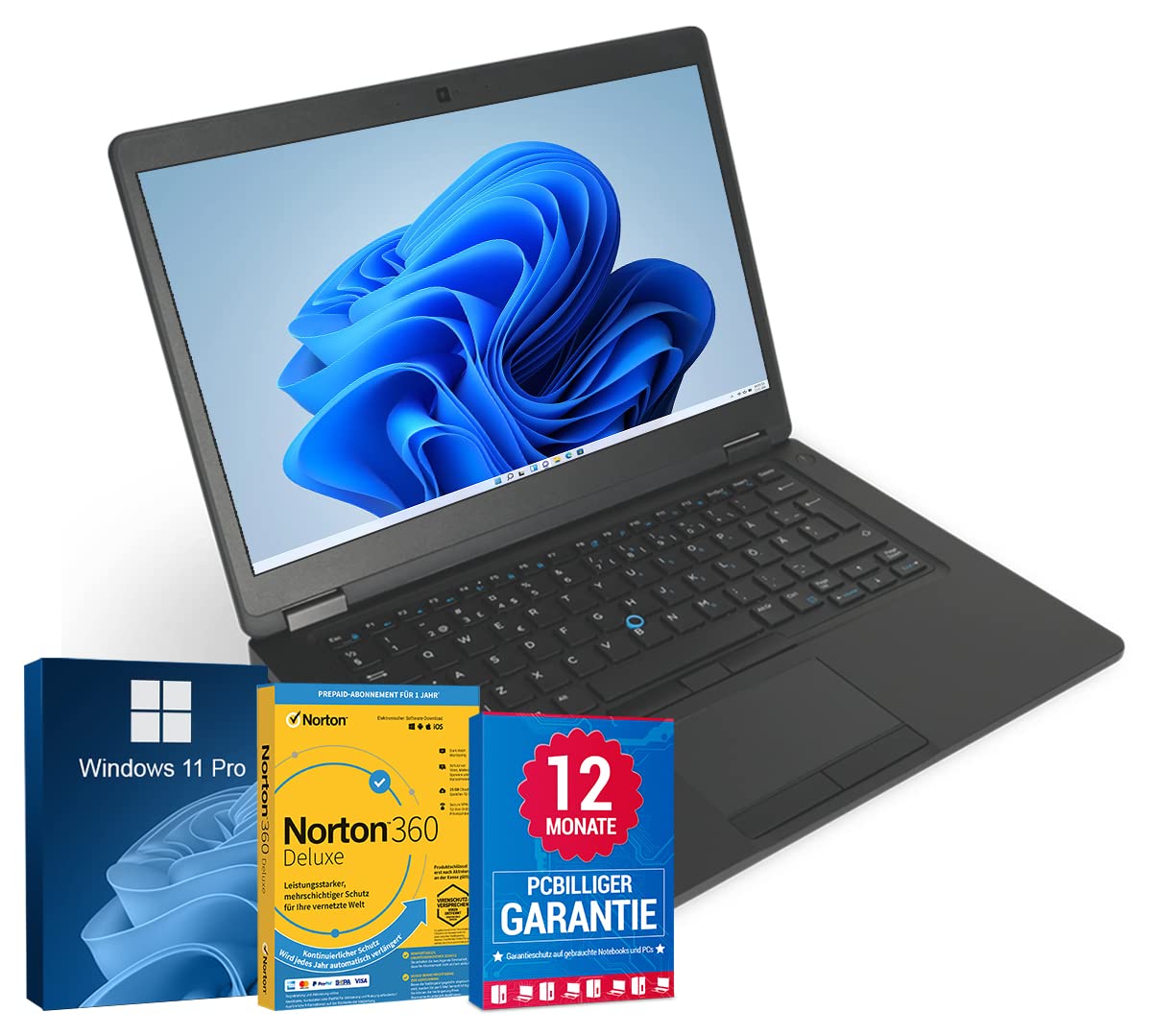 Dell Latitude 5480 14 Zoll Laptop Intel Core i5-6200U@ bis zu 2, 8 GHz GB 256 SSD mit Windows 11 Pro & GRATIS Antiviren-Software HDMI Webcam inkl. 12 Monate (Generalüberholt), PCB2-334991454